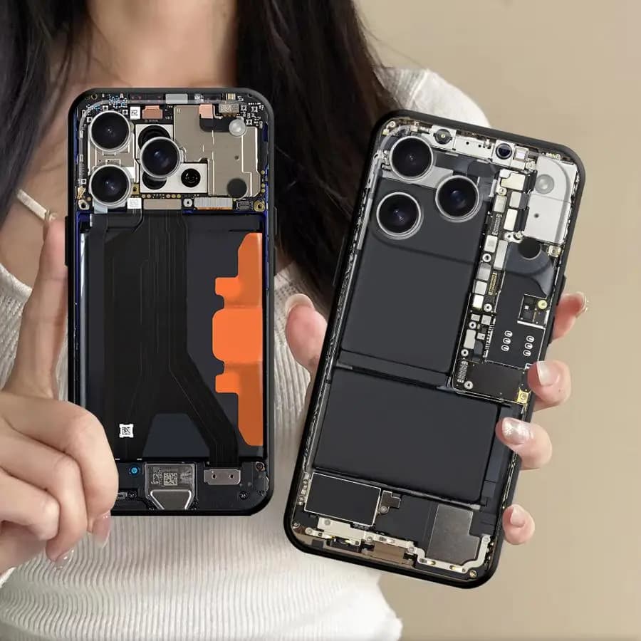 Cover per iPhone Apple 17 Pro Max 17e 11 7 8 12 Plus 15 16 Air XS XR 13 Mini - Design Creativo