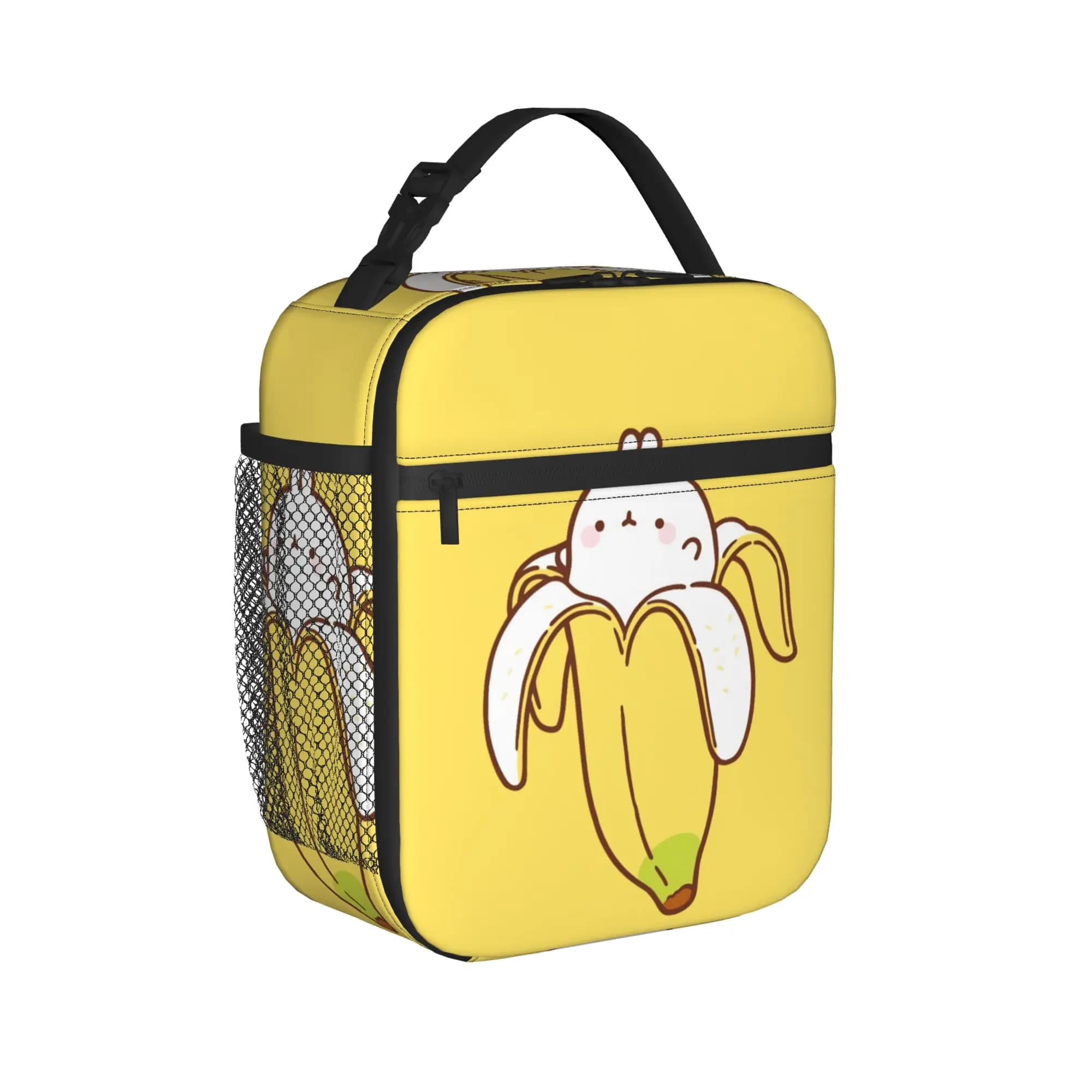 Cartoon M-Molangs Thermal Insulated Lunch Bag for Picnic Portable Food Container Bags Thermal Cooler Lunch Boxes