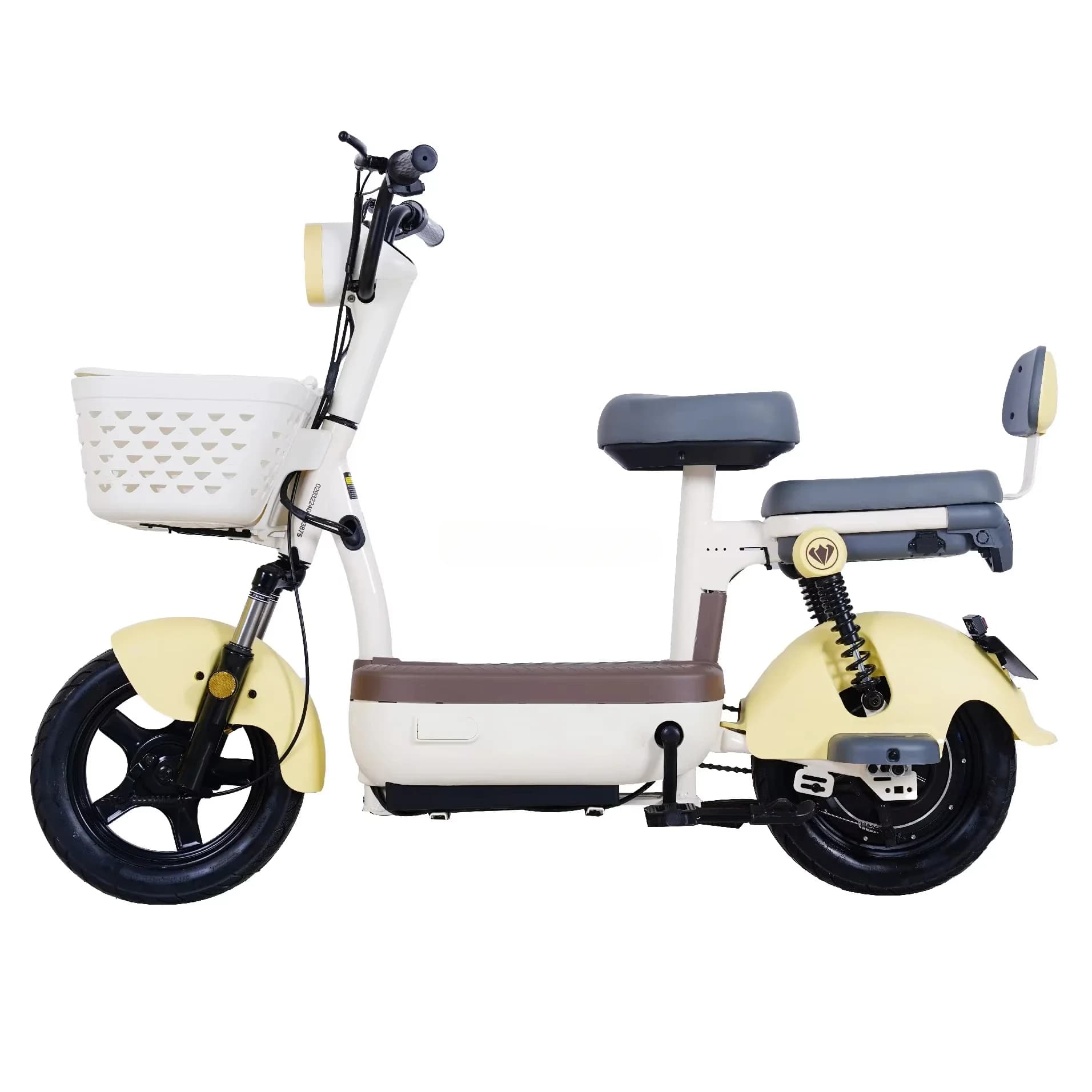 -Vendite dirette in fabbrica Semplice bicicletta elettrica a due ruote Motore da 350 W Batteria al piombo 48 V Scooter da viaggio a casa