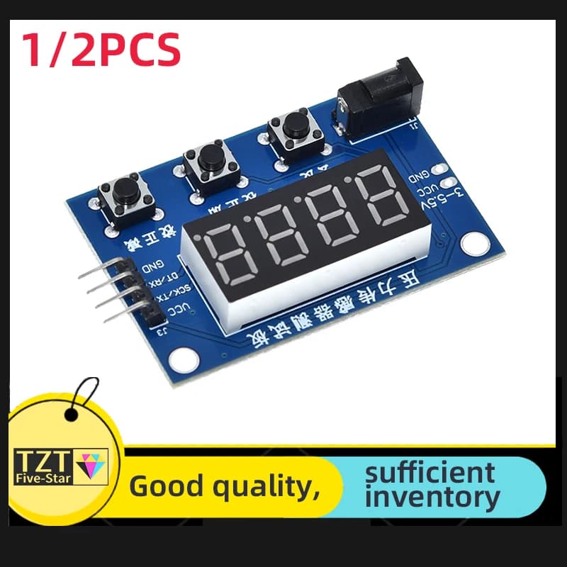 1/2PCS HX711 Modulo AD Sensore di peso cella di carico con display digitale per Arduino Sensore di pressione di pesatura bilancia elettronica