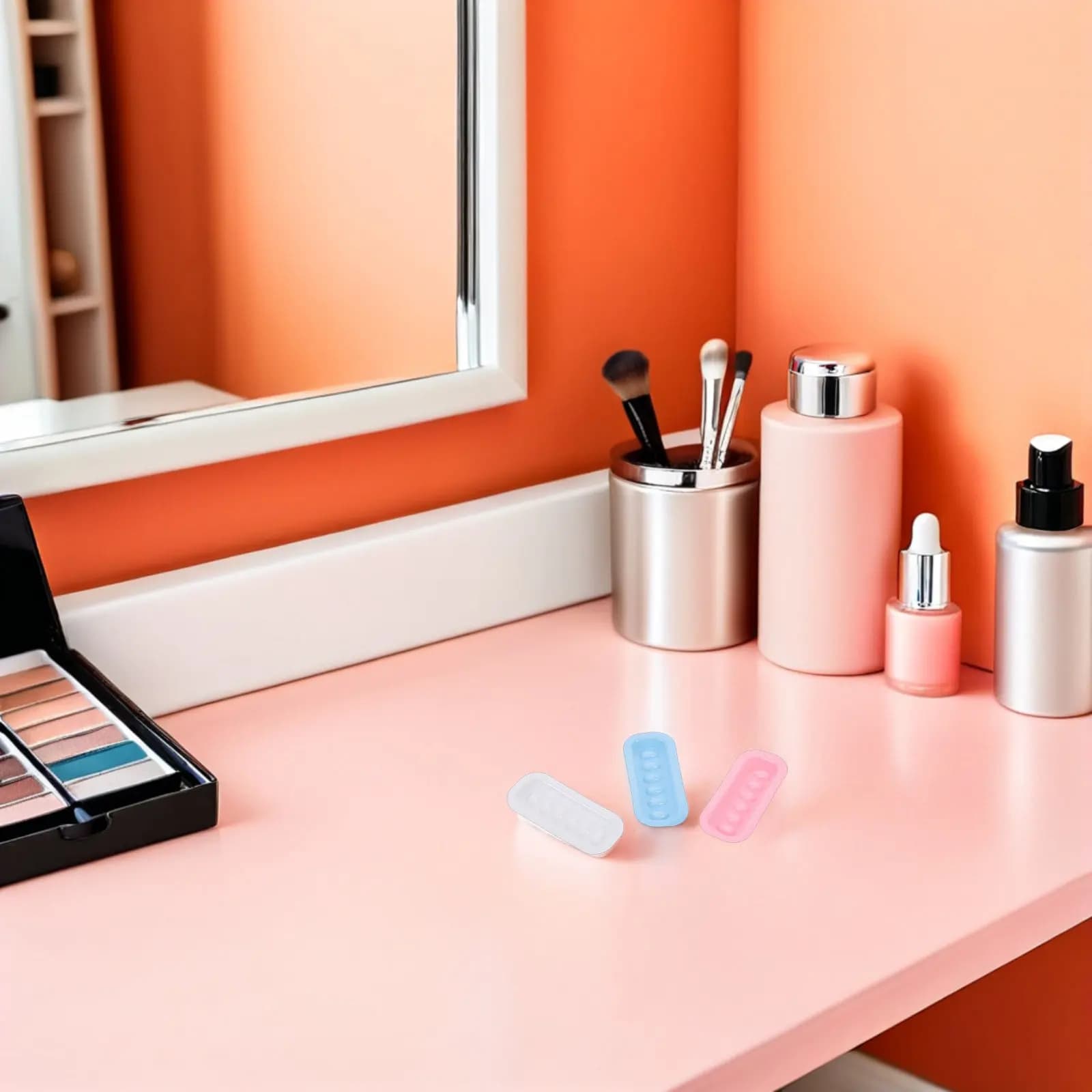 Set di 300 Palette Porta Colla per Ciglia, Colori Vivaci, Design Antigoccia per Salone di Estetica e Uso Domestico, per Innesto Ciglia Finte