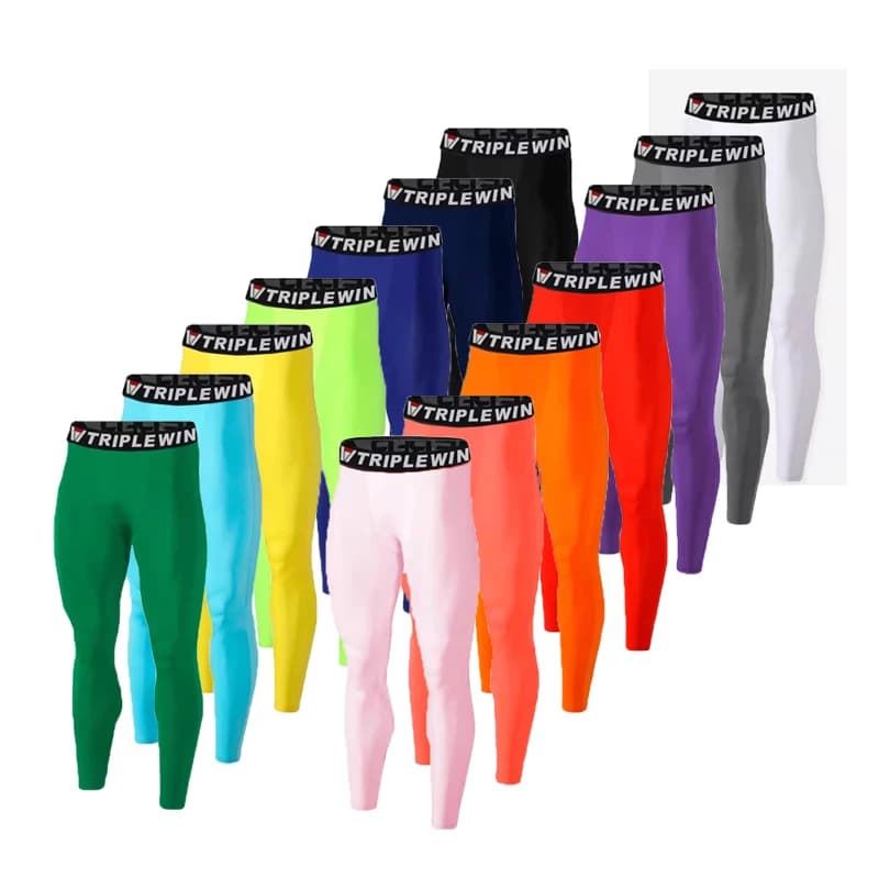 Estate Primavera Autunno Uomo Collant da corsa Pantaloni da PALESTRA Uomo Basket Calcio Calcio Fitness Esercizio Sport Legging lungo B16