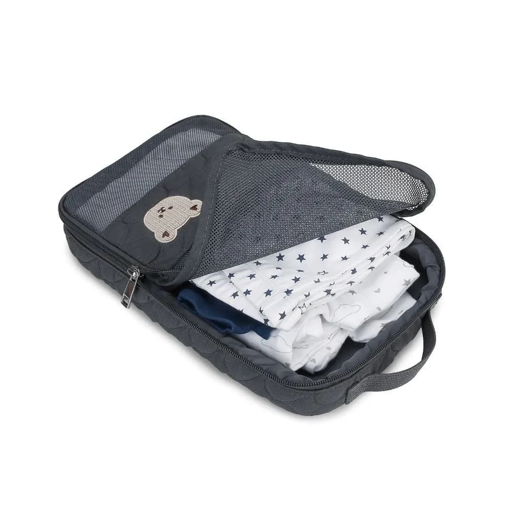 Waterproof Baby Diaper Bag Separate Storage Cute Design Stroller Hanging Bag Multiple Compartments Hanging Style