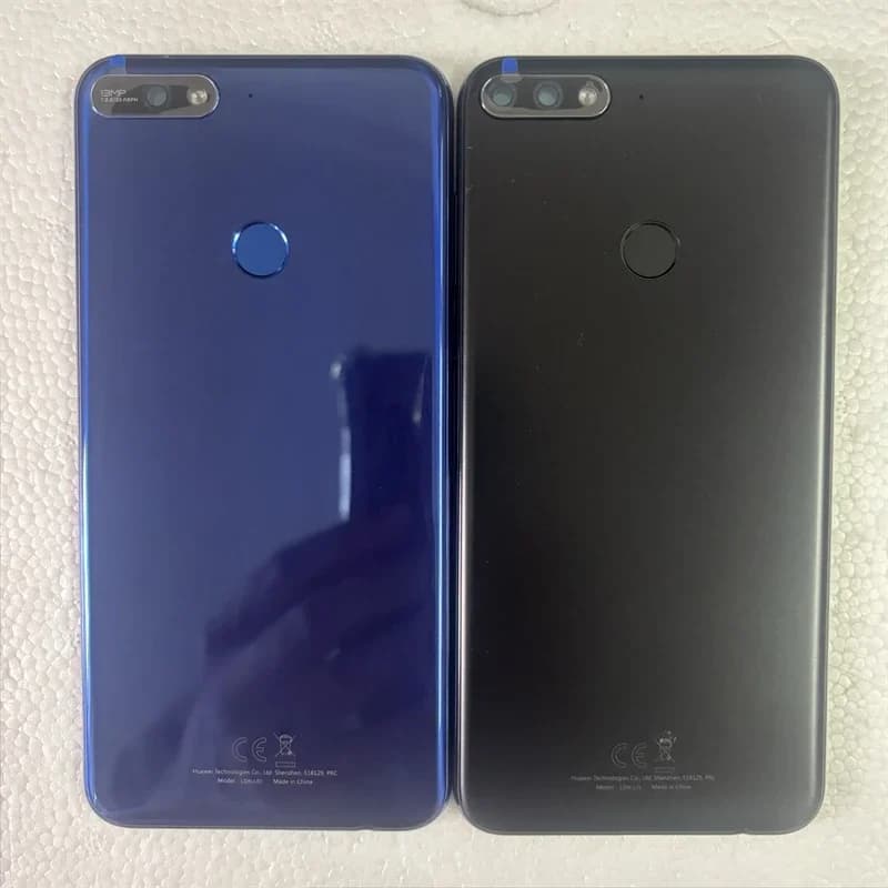 Battery Cover Rear Door Housing Case For Huawei Y7 2018/ Nova 2 lite Back Cover With fingerprints +Camera Lens Replacement Parts