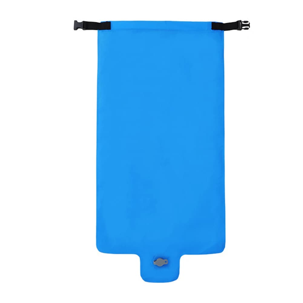 Compact Inflatable Air Bag for Sleeping Pad Use Made of Nylon with Lamination for Weather Resistant Performance in the Wild