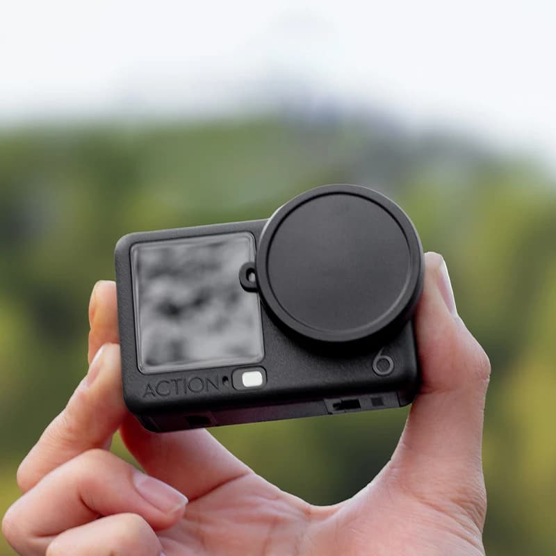 1 piece silicone lens cover for Osmo Action 6 Anti-scratch anti-scratch lens cover - Accessories Action6