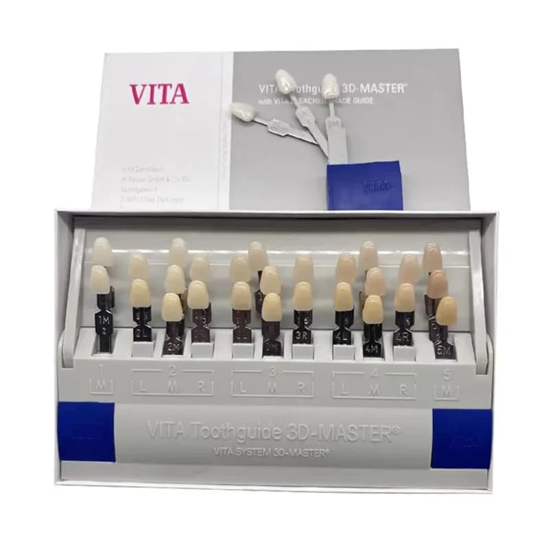 Materiali dentali colorimetrici Vita 29 Strumenti dentali in porcellana colorimetrica colorimetrica 3d
