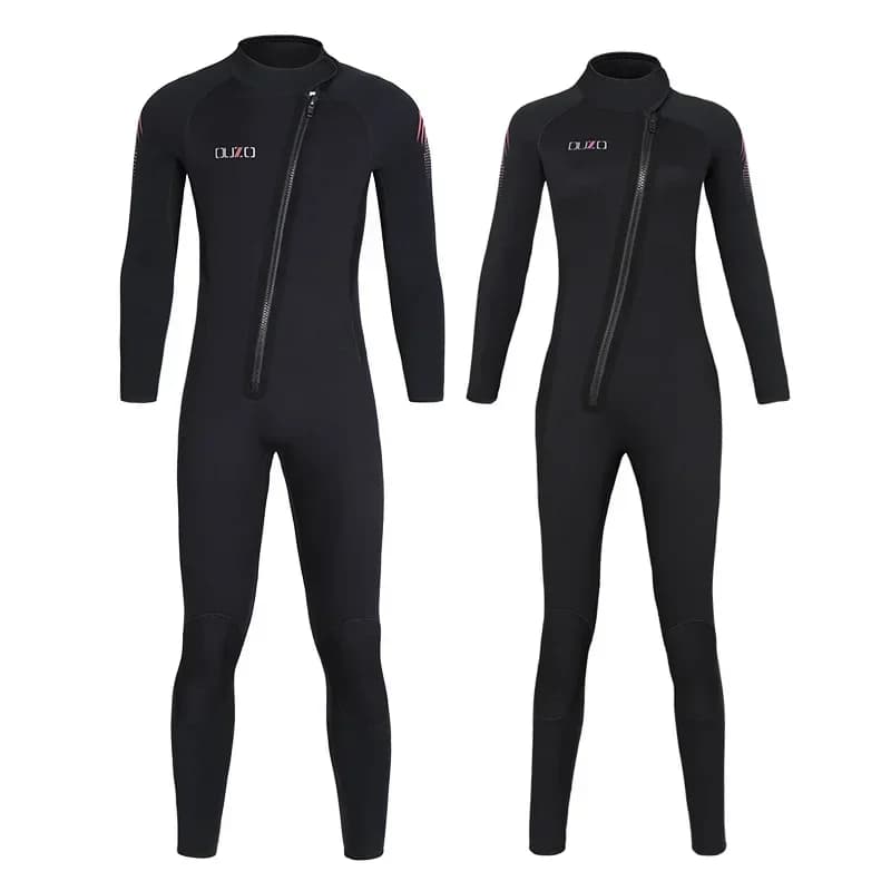 Muta Subacquea Flessibile da 5mm per Uomo e Donna, Super Elastica, Spessa, Resistente al Freddo, Calda, Monopezzo, per Surf e Snorkeling
