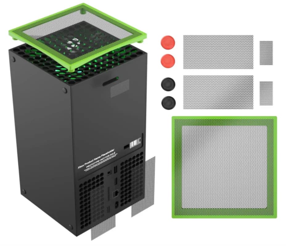 Filtro antipolvere per console Xbox Series X Copertura antipolvere Custodia antipolvere per accessori da gioco Xbox Series X