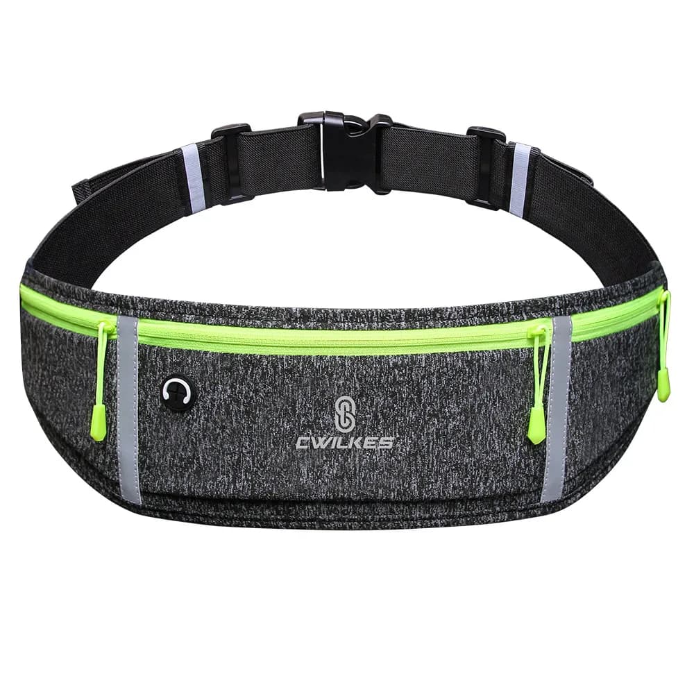 CWIKLES Marsupio Sportivo da Corsa per Uomo e Donna, Borsa Impermeabile da Palestra, Porta Telefono, Accessori per la Corsa