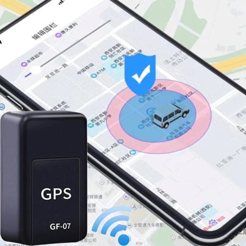 Mini GF 07 Localizzatore GPS per auto Monitoraggio in tempo reale Antifurto Localizzatore anti-smarrimento Forte supporto magnetico Posizionatore di messaggi SIM