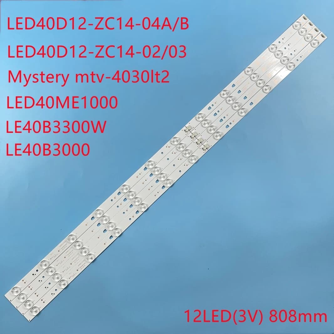 Striscia di retroilluminazione a LED 12 lampade per TV da 40 "LED40D12-ZC14-04(A) 04(B) LE40K5000TF LE40A7100L LE40B3300W LE40B3000 LED40ME1000