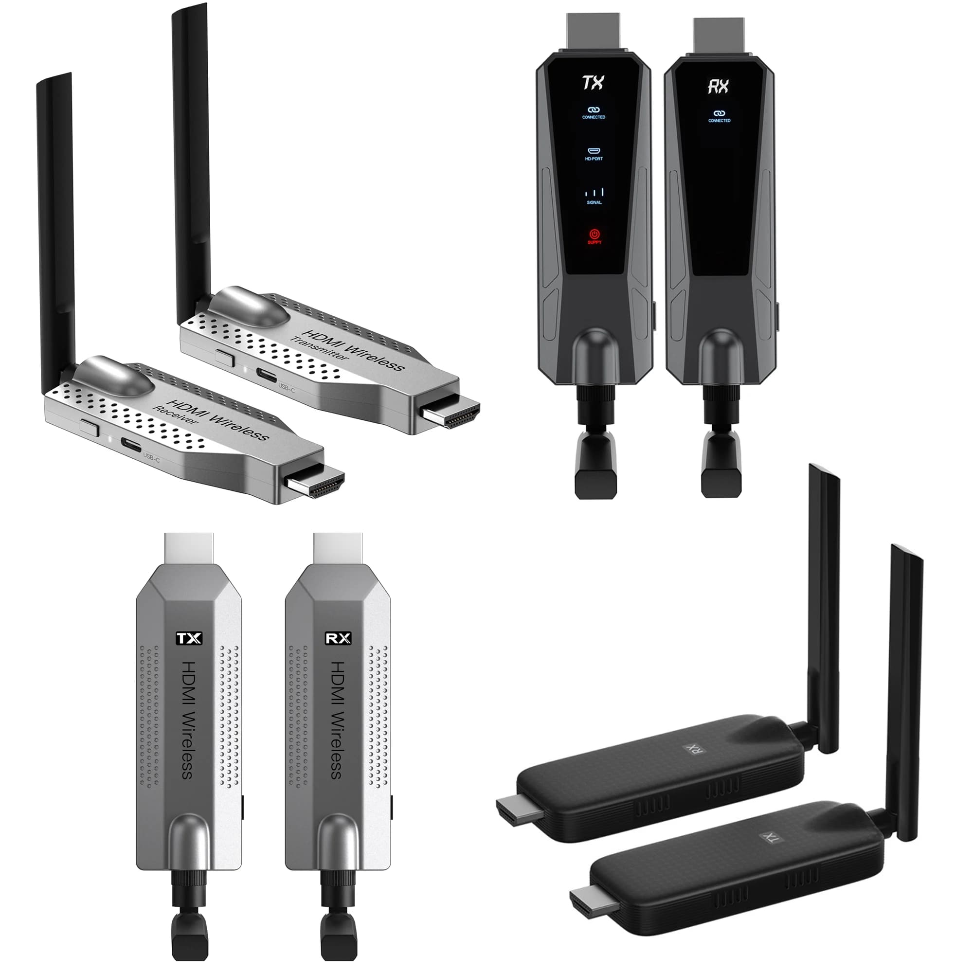 50M Ricetrasmettitore wireless Trasmettitore video Ricevitore HDMI Extender TV Stick Schermo Specchio Adattatore Interruttore DVD PC Per TV Proiettore