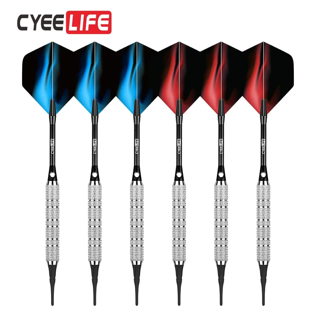 CyeeLife 3 pezzi 18g freccette elettroniche morbide volo dardo professionale 2BA vite punta morbida in nylon