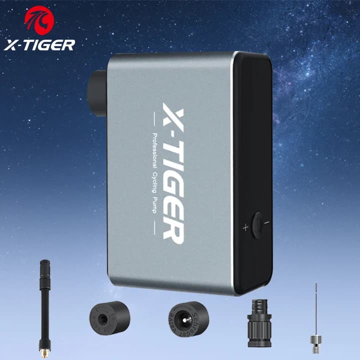 X-TIGER Mini pompa elettrica Gonfiatore per pneumatici ricaricabile per bicicletta Pompa per pneumatici leggera Piccola pompa Accessori per ciclismo Mountain bike