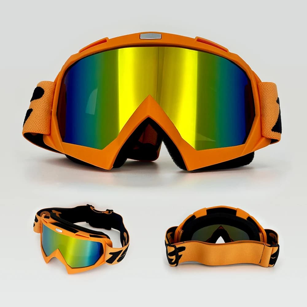 Occhiali da Moto Fuoristrada MX, Occhiali ATV per Moto da Cross, Maschera Antivento per Casco da Motocross