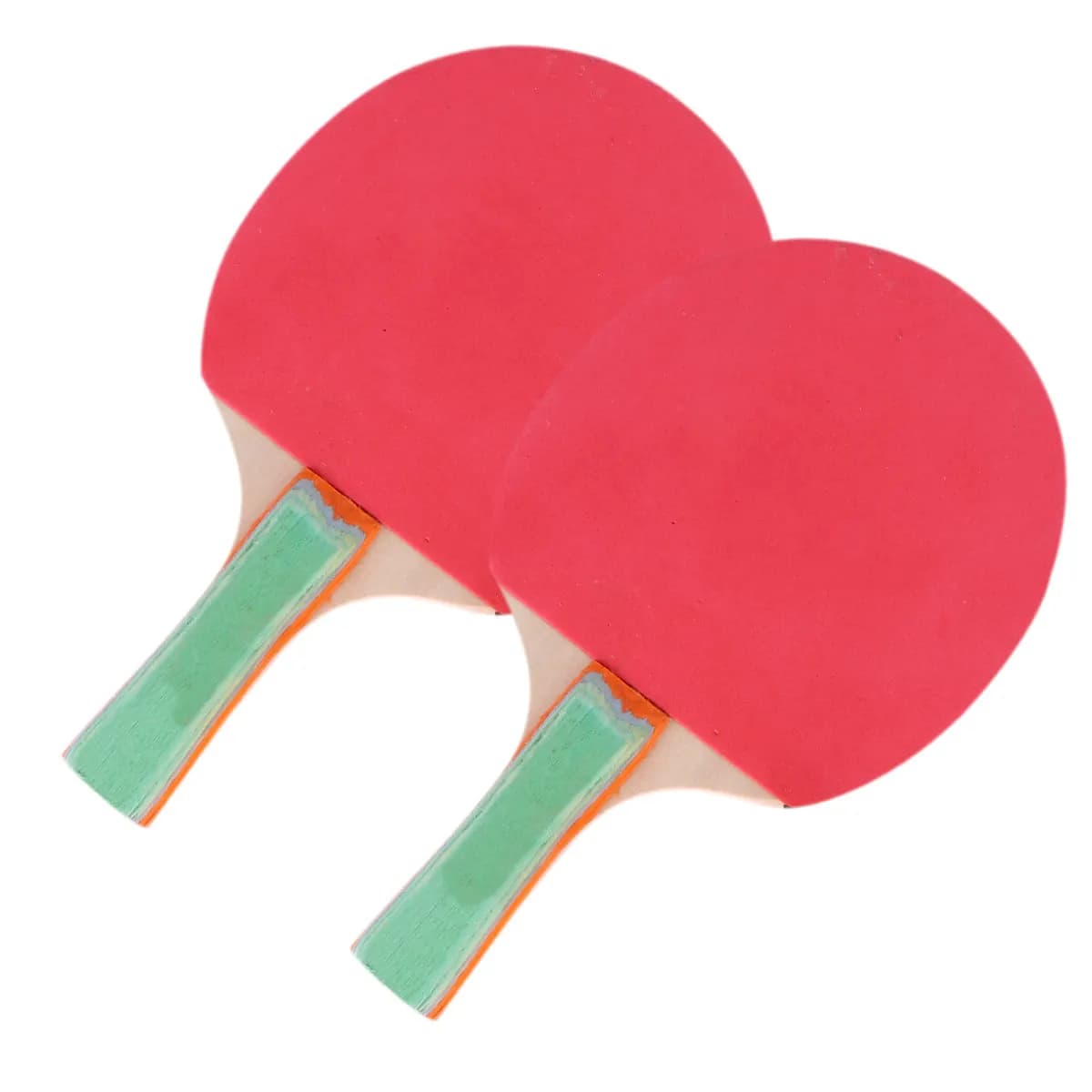 Racchetta da ping pong 1 set di racchette orizzontali dritte, 3 palline, materiale durevole, sicuro, di lunga durata, ottima texture, superficie liscia