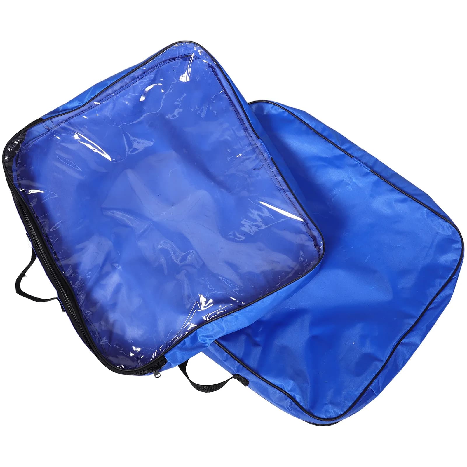 2 Pezzi Borsa Traspirante per Pattini da Ghiaccio in Tessuto Oxford, Grande Capacità, Organizer Portatile per Pattini in Linea, per Esterni