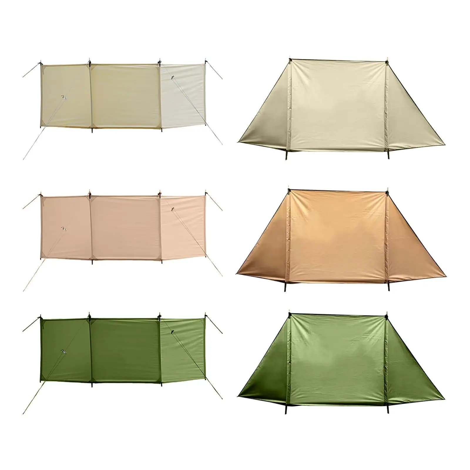 Outdoor Camping Screen, Privacy Protection, Stove