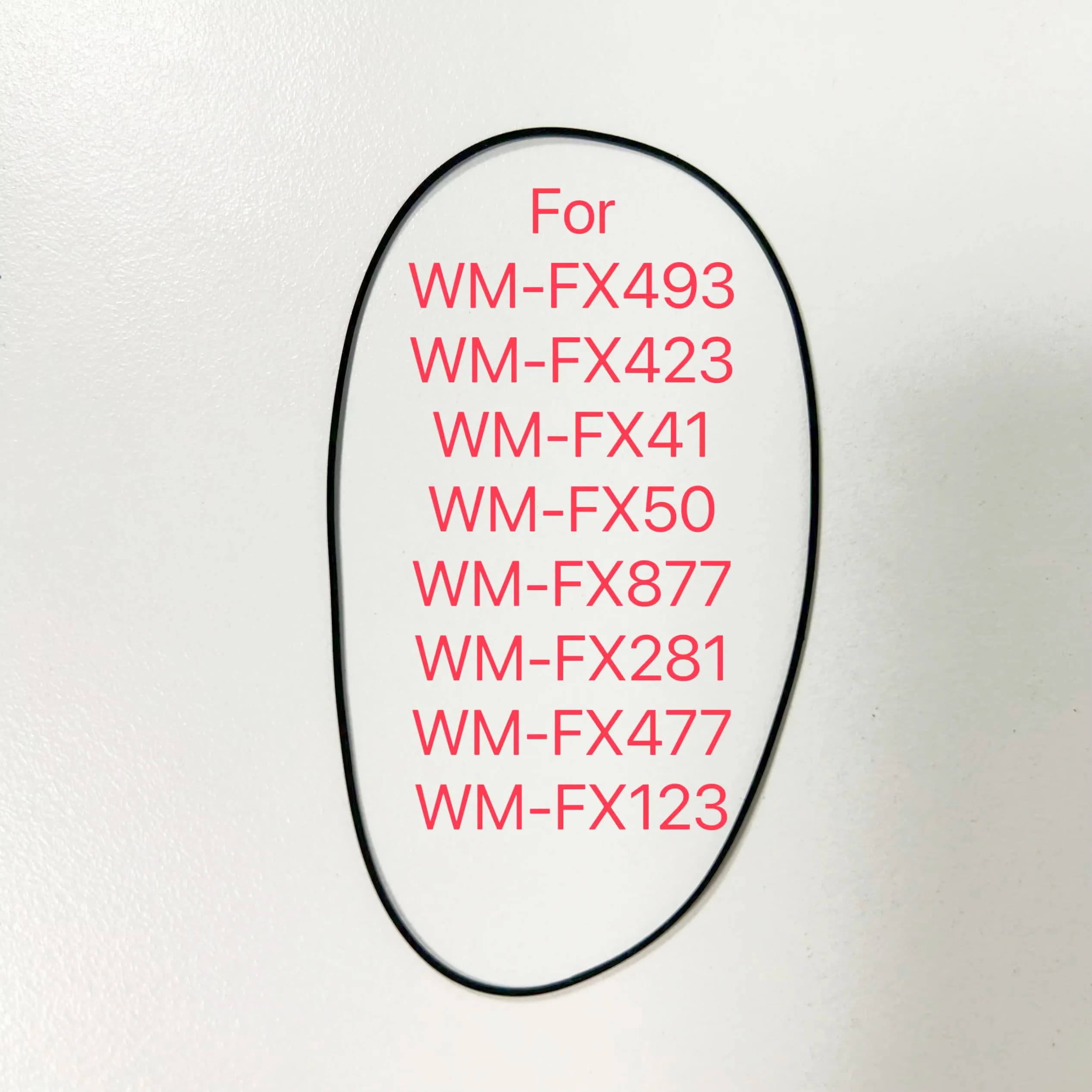 Cinghia per Sony WM-FX493 WM-FX423 WM-FX41 WM-FX50 WM-FX877 WM-FX281 WM-FX477 WM-FX123 Registratore a nastro Walkman Cassette Deck Radio