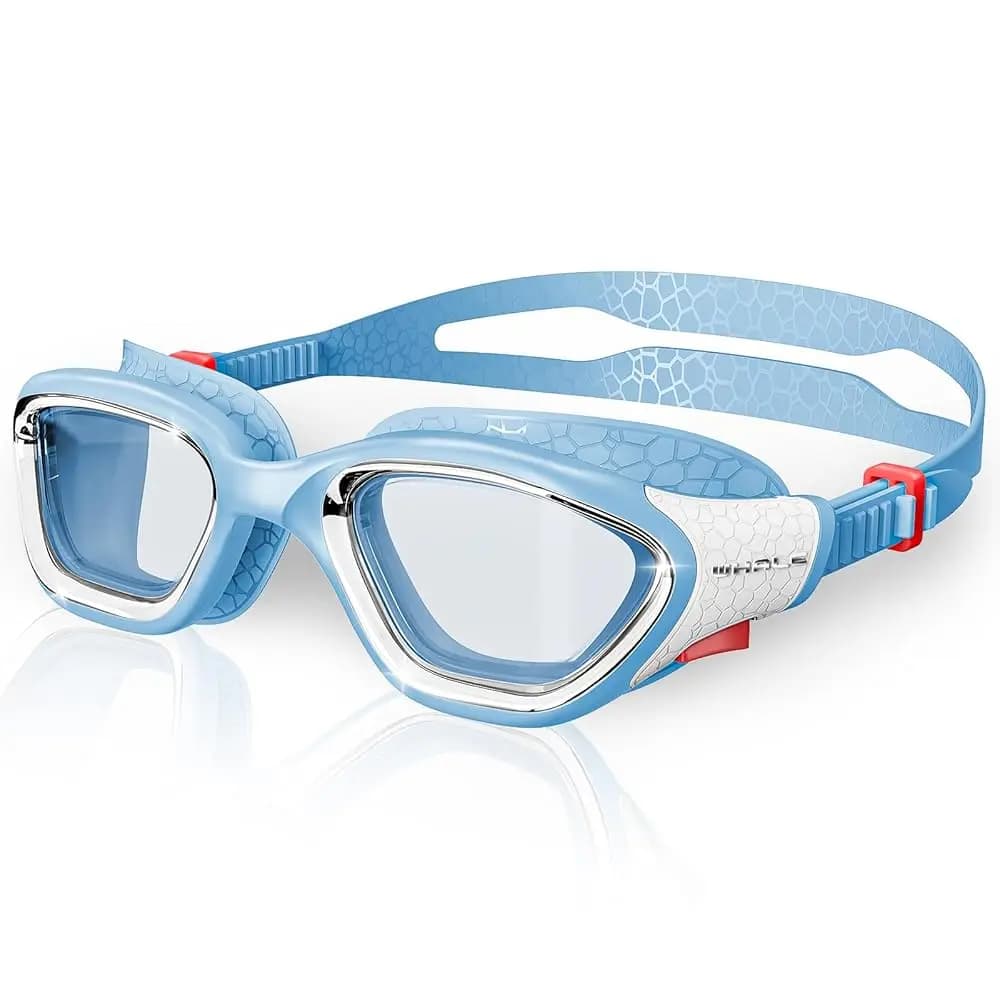 Occhialini da nuoto, occhialini antiappannamento HD, unisex | Protezione UV al 100% | Design antiappannamento per una visione subacquea trasparente e ad ampio angolo