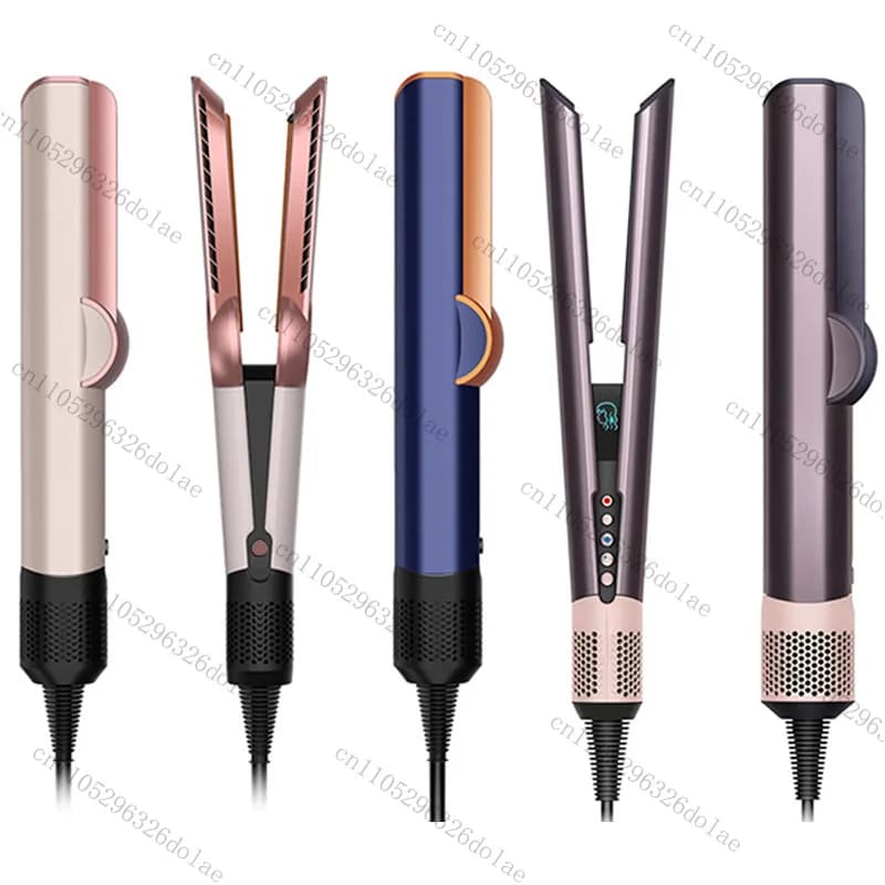 Professional hair plate 2 IN 1 and hair dryer Heat-Up Iron Hair Plate negative ion iron Long lasting styling tool HT01
