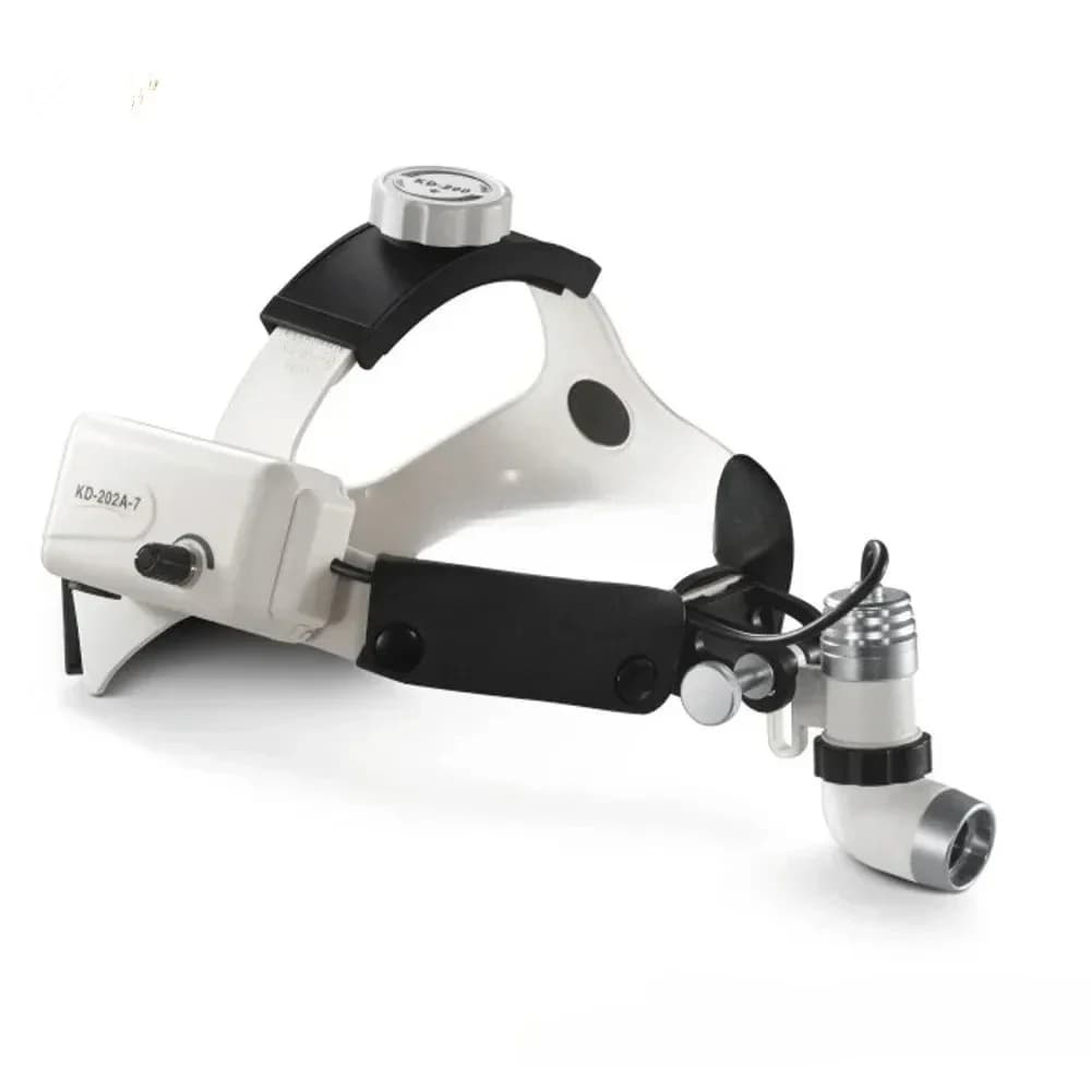 Medical Oral ENT Examination Surgery LED High Brightness Adjustable Wireless Integrated Magnifier Headlight Headlamp Pets