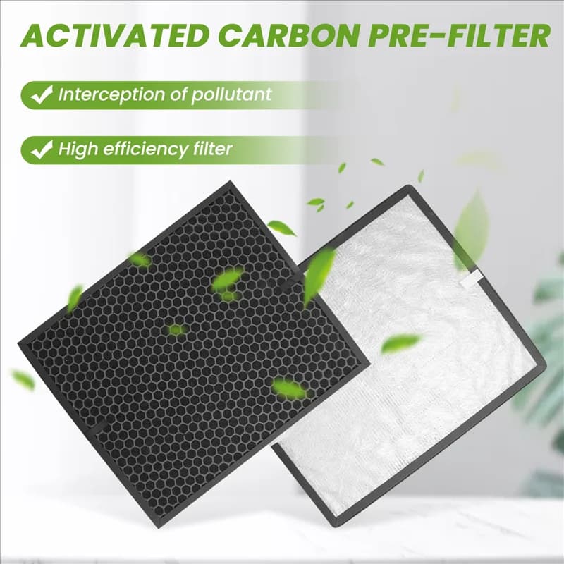 Sostituzione compatibile A31R per filtro LV-PUR131 purificatore d'aria Levoit, parte filtro HEPA LV-PUR131-RF e prefiltro a carbone attivo