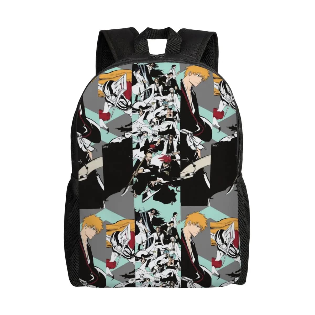 Zaino da viaggio personalizzato Bleach Anime per donna e uomo, borsa per laptop da scuola, zaino da giorno per studenti universitari