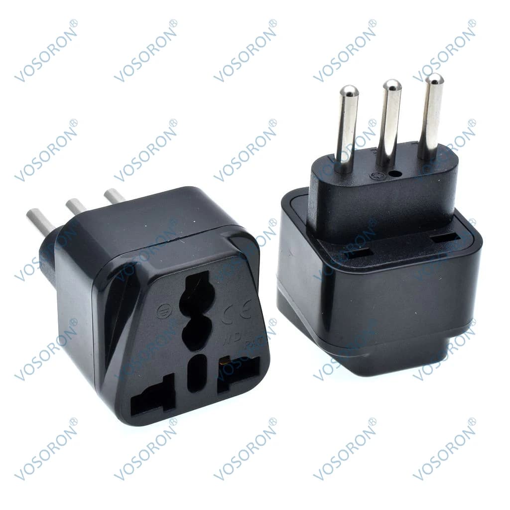 Universale UK/US/EU/AU To Italy Italian 3pin Travel Plug Converter Adapter Type L Plug Adapter Convert