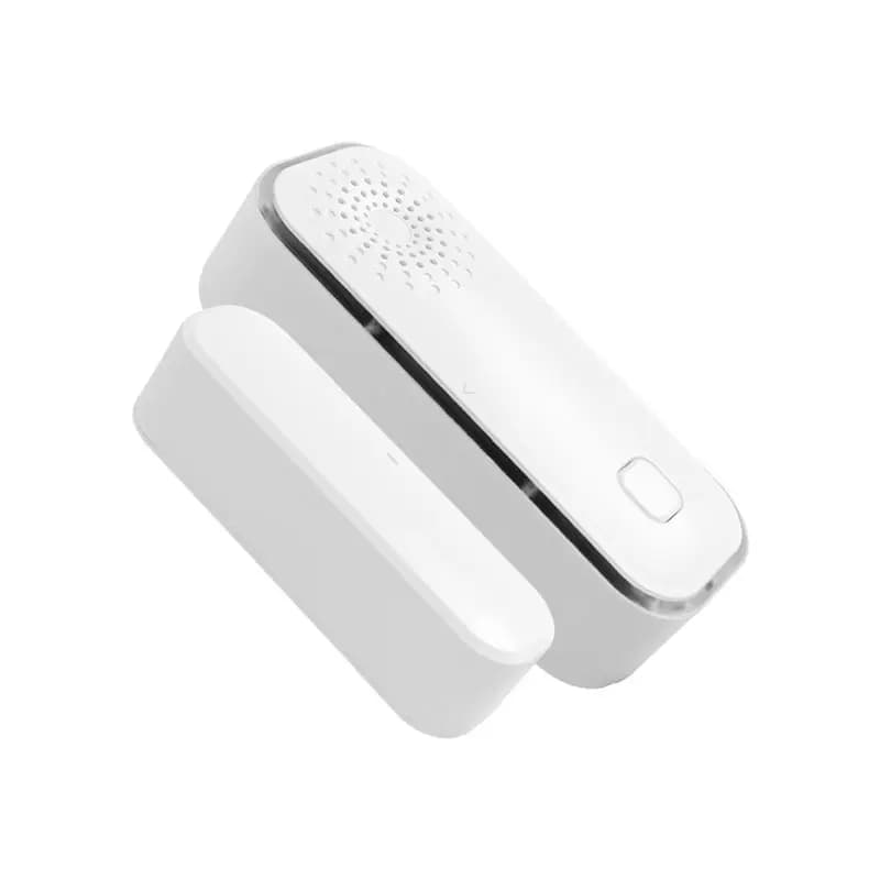 Sensore Wi-Fi Tuya per Porte e Finestre, Rilevatore di Apertura/Chiusura, Allarme Antifurto da 70 Decibel, Sistema di Monitoraggio e Sicurezza Smart Life