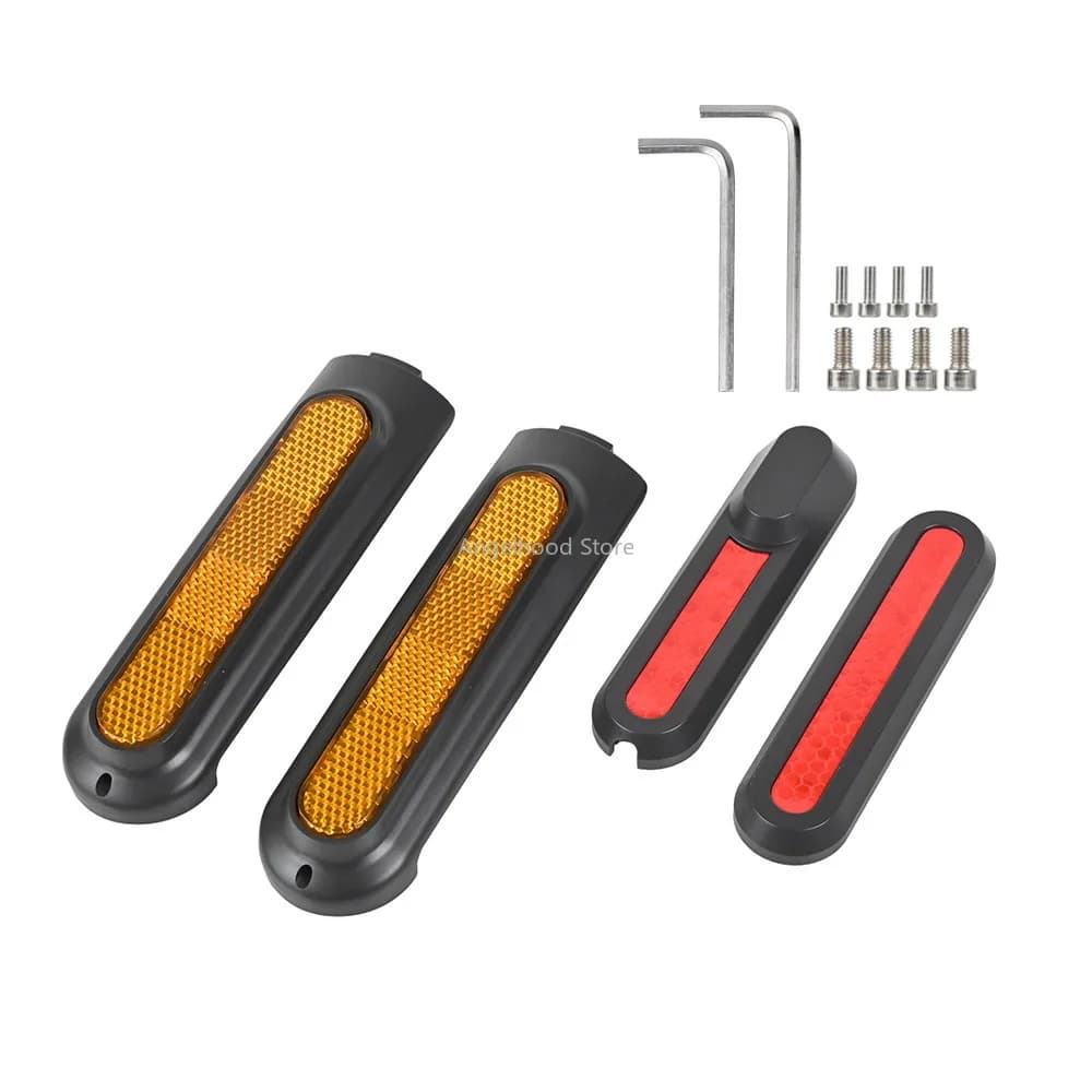 Kit di copertura del guscio di protezione della striscia riflettente riflettente per Xiaomi 4 Pro Set di coperture di avvertimento decorative di sicurezza per scooter elettrico