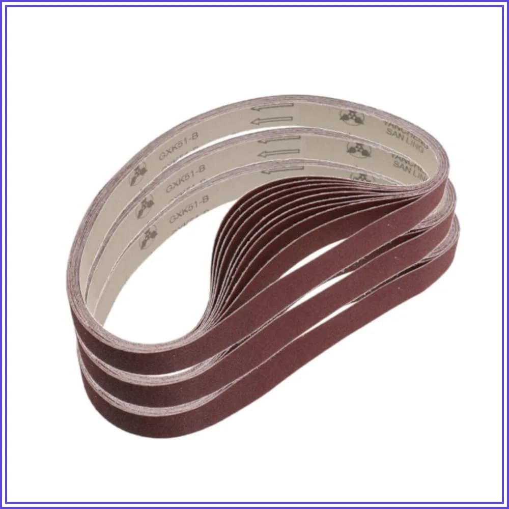 15-Pack Fine Grit Sanding Belts, 1x30 Inch, 320-1000 Grit, Aluminum Oxide for Wood & Metal Polishing