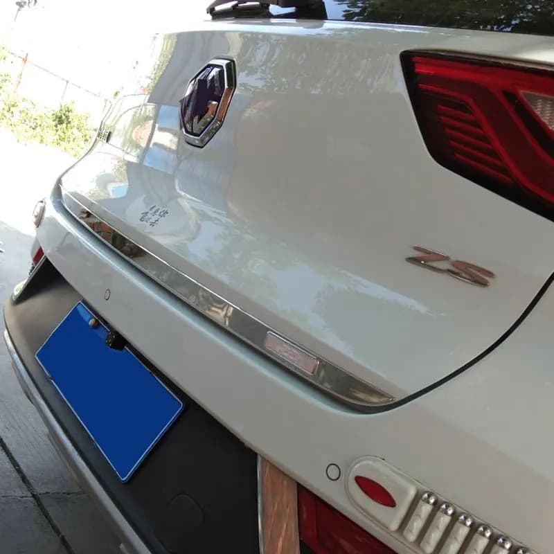 Baule posteriore Coperchio Coperchio Portellone Trim Maniglia Della Porta Stampaggio Boot Contorno Lunetta di Copertura Per MG ZS 2017 2018-2020 2022 Accessori
