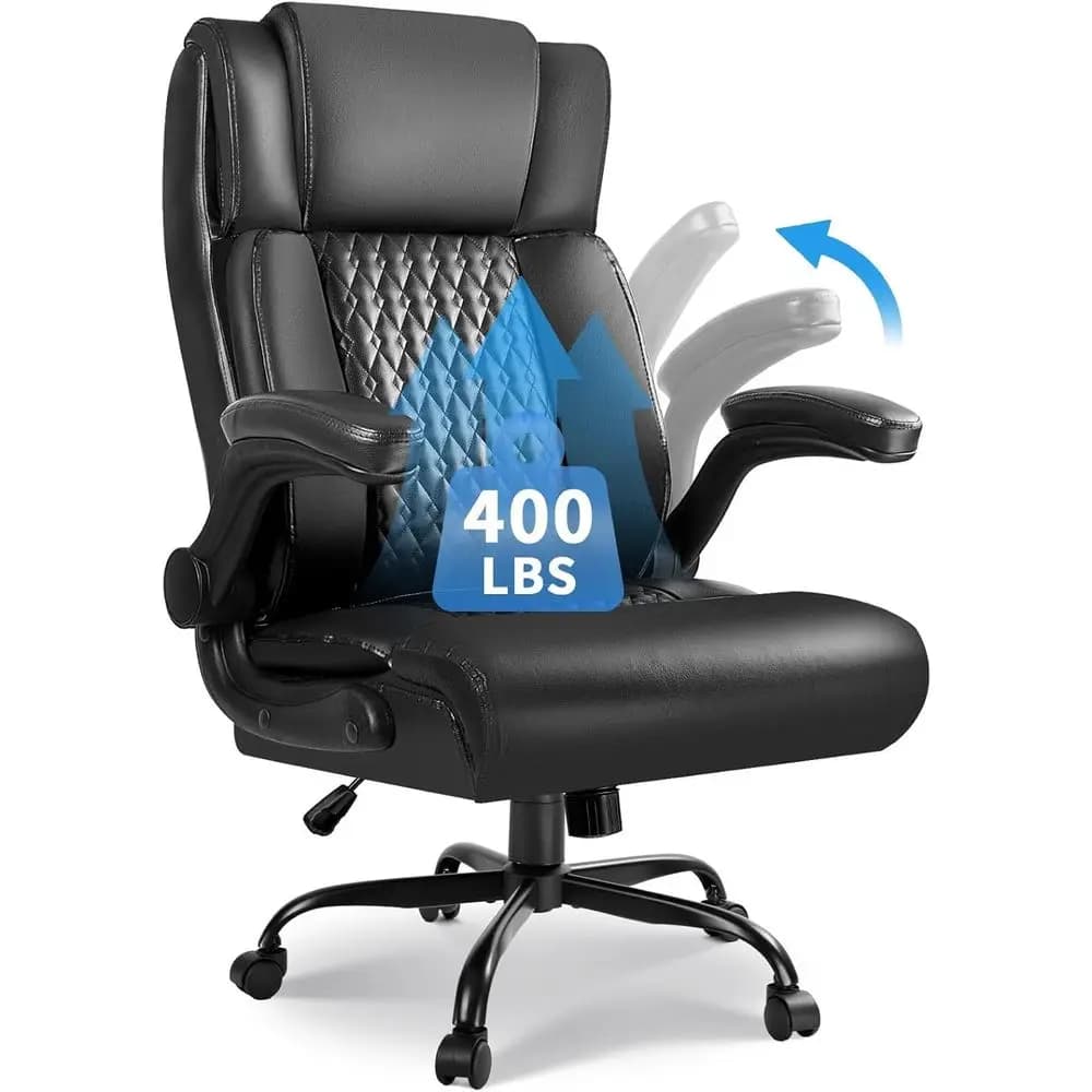 Sedia da Gaming Ergonomica Robusta con Supporto Lombare per Ufficio Domestico, Supporta fino a 180 kg, Nera