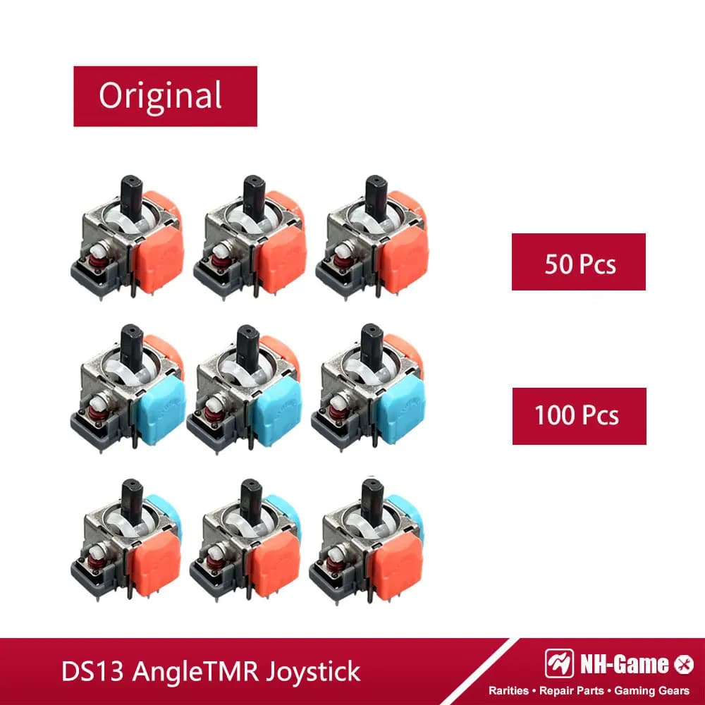 50/100PCS DS13 MAX Angolo di 2a Generazione TMR Joystick Elettromagnetico Per PS4 per PS5 per Xbox Gamepad 3D Analogico Stick Rocker