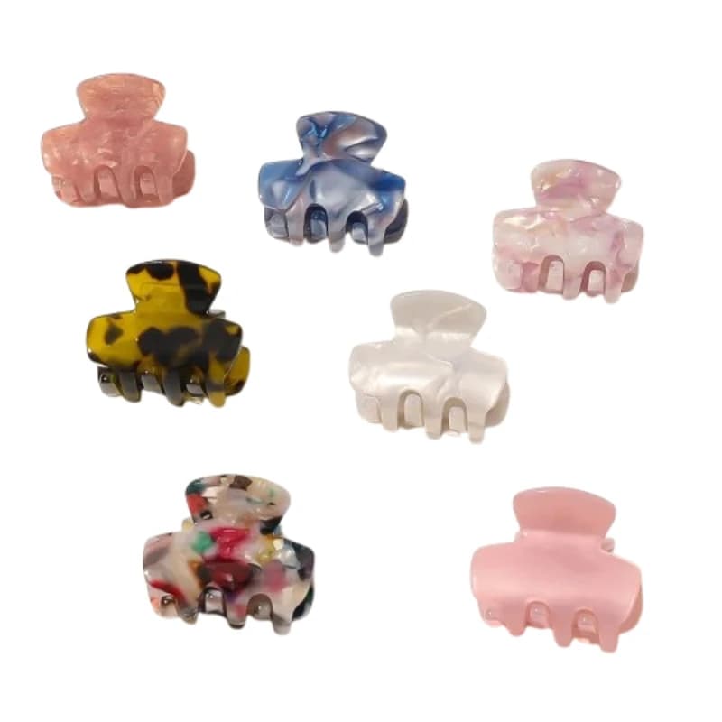 Mini Fermagli per Capelli a Forma di Squalo, Colorati ed Eleganti, in Acetato, Accessori per Capelli Semplici e Carini per Ragazze