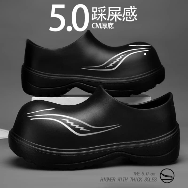 New Chef Shoes For Men, Waterproof Work Sandals, Fashion Garden Shoes, Beach Boots, Sizes 36-45