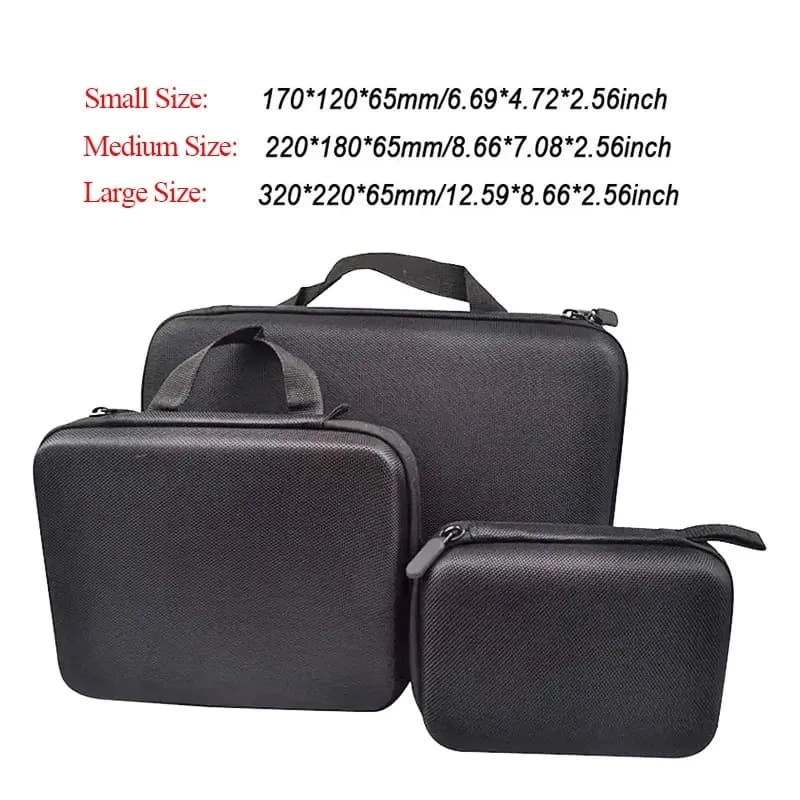 DIY travel bag storage box portable shockproof foam collection for GoPro Xiaomi SJCAM DJI OSMO EKEN SJCAM Action Camera