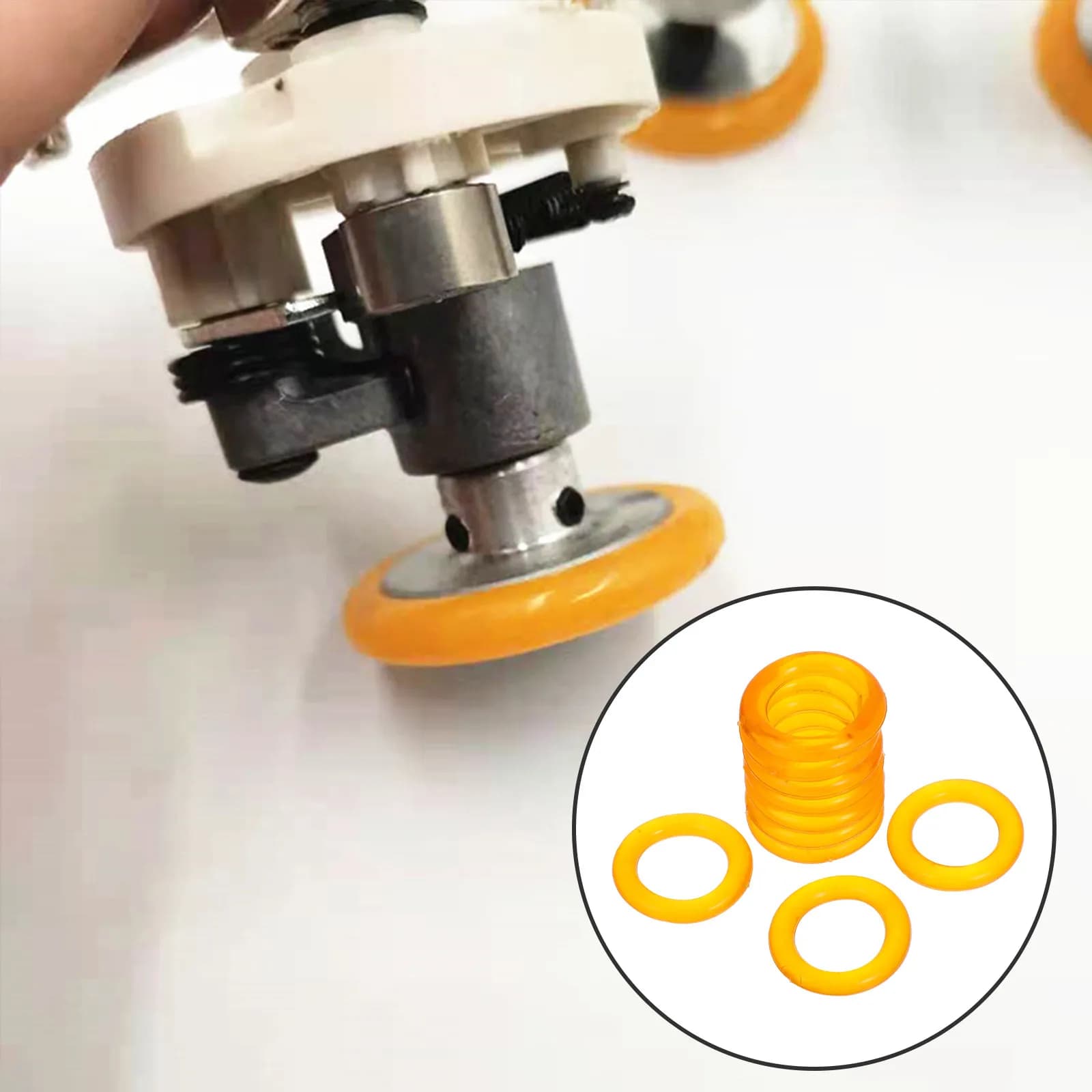 10 Pezzi Anelli in Gomma per Avvolgitore Bobina, Ricambio Universale per Macchine da Cucire Vintage e Moderne, Kit di Riparazione e Manutenzione