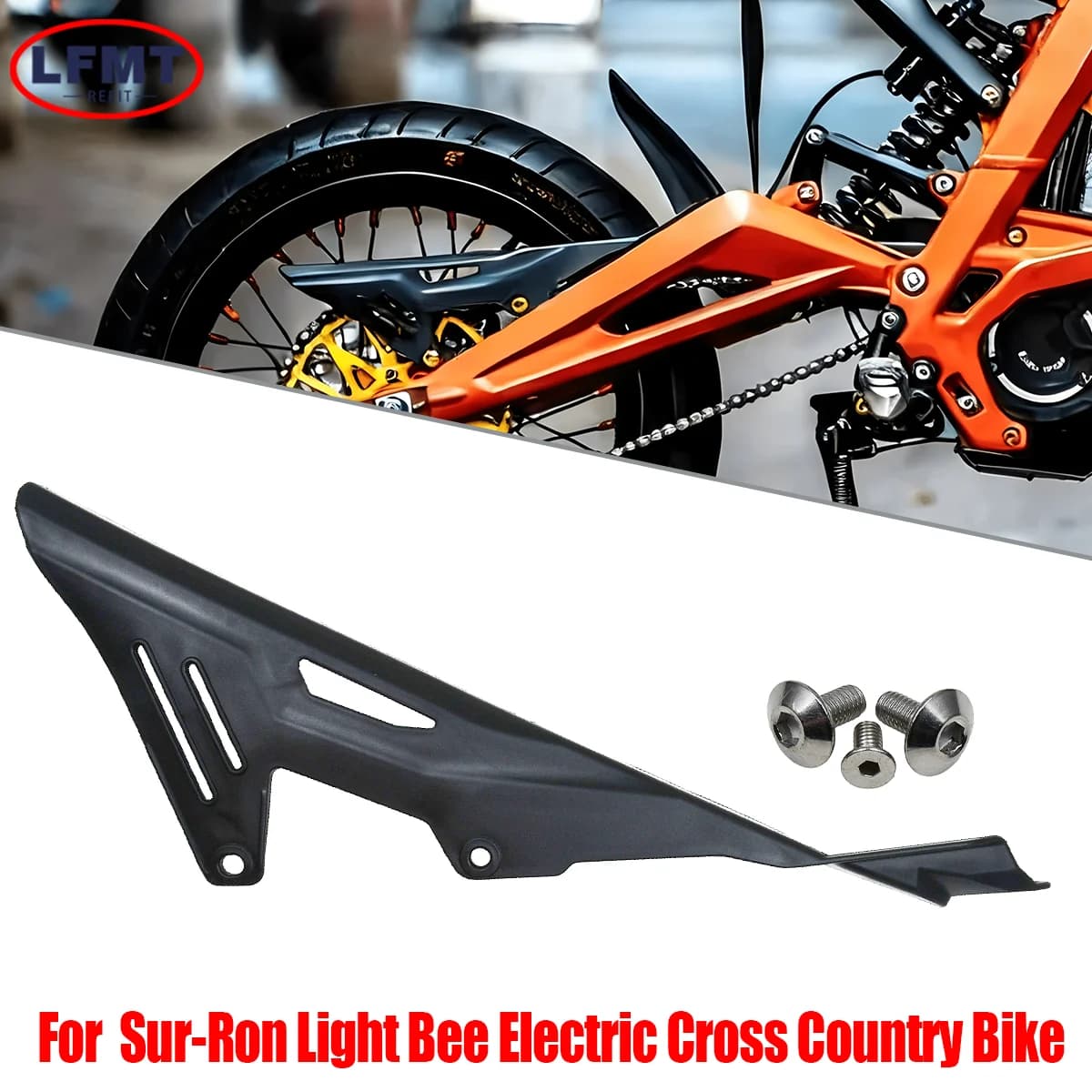 Universal Motorcycle Chain Guard Protection Cover For Sur‑Ron SurRon Light Bee S X Electric Dirt Bike Spare Replacement Parts