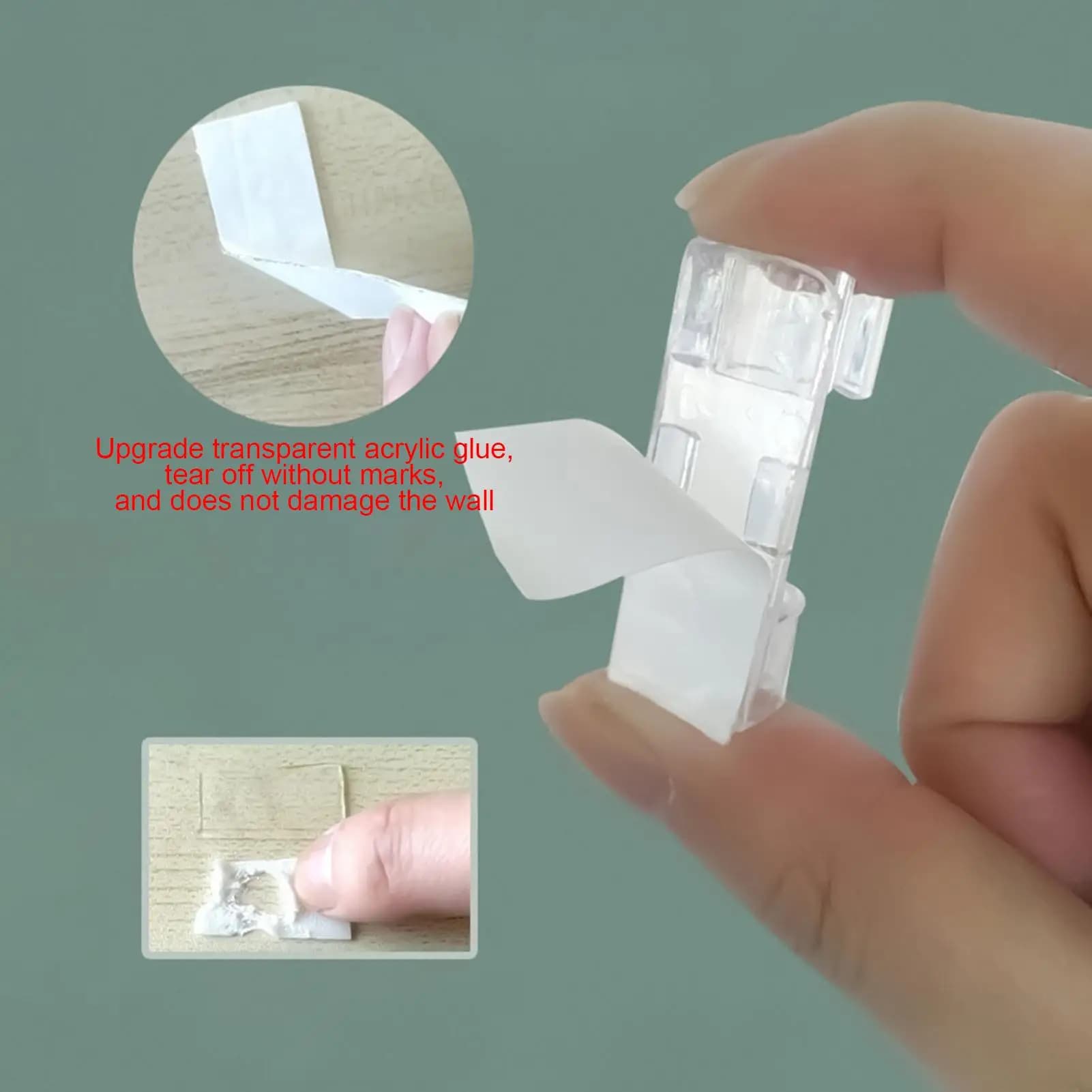 16 clip per cavi adesivi, 16 pezzi, supporto per cablaggio trasparente a scomparsa, supporto per comodino, scrivania, parete, dormitorio, casa, ufficio