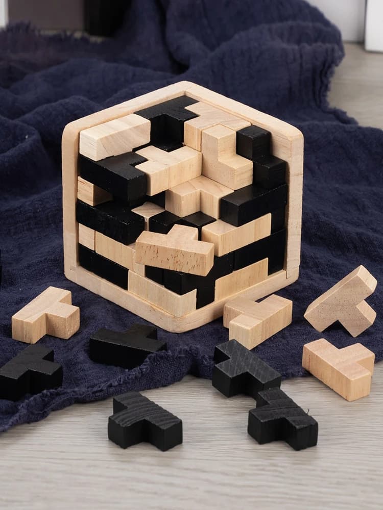 Soube 54T Puzzle in Legno, Giocattoli Educativi per Bambini, 25 Pezzi, Giochi per lo Sviluppo Cognitivo