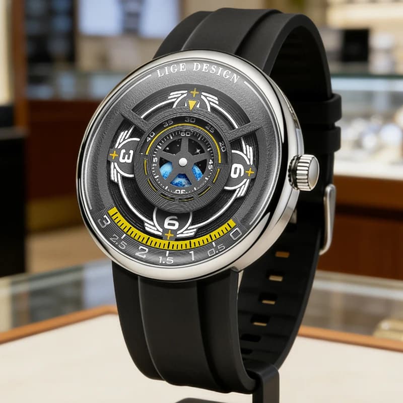 Orologi Sportivi LIGE 2026: Nuovi Orologi da Polso al Quarzo di Lusso da Uomo, Impermeabili 30M, Luminosi, Casual, Regalo Perfetto