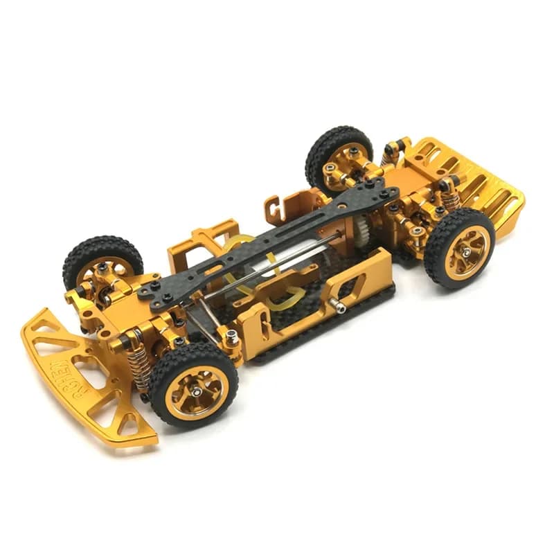 Wltoys K989 K969 284131 RC 1/28 Auto telecomandata in metallo PO Rc Accessori auto Braccio oscillante Tazza dello sterzo Set staffa ammortizzatore