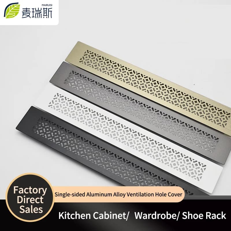 Griglia di ventilazione anti-muffa Accenti minimalisti Armadio Scarpiera Armadio da cucina RV