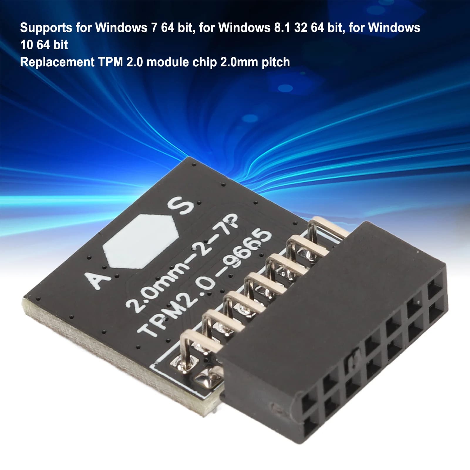 TPM 2.0 Chip TPM 2.0 Module TPM 2.0 Module TPM Chip 14 Pin 2x7P Security Module for for Win11 Module