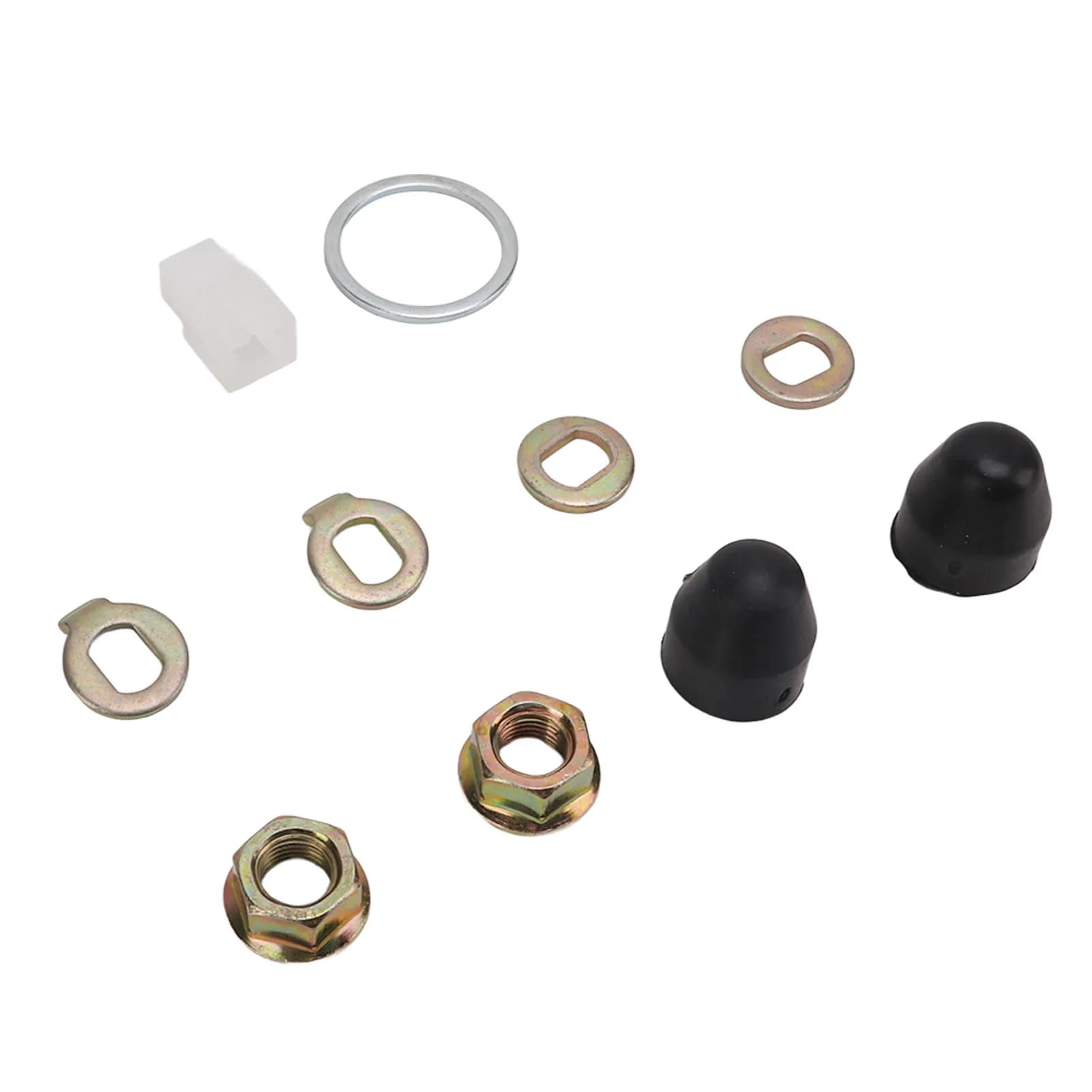 Kit rondella dadi M14 motore mozzo bicicletta in acciaio con parte di ricambio albero 14 mm per scooter bici elettriche