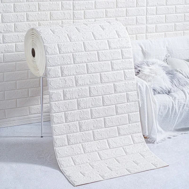 Wall Panels 3D Peel Stick Self-adhesive wallpaper Waterproof foam Finto brick for living room Bedroom Laundry Kitchen Wall TV