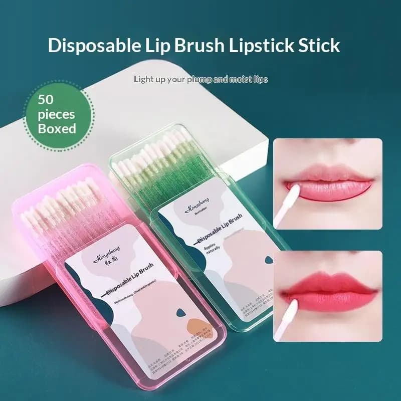 la50 disposable lip brushes, mascara applicators, micro lipstick brushes, makeup cleaning tools la